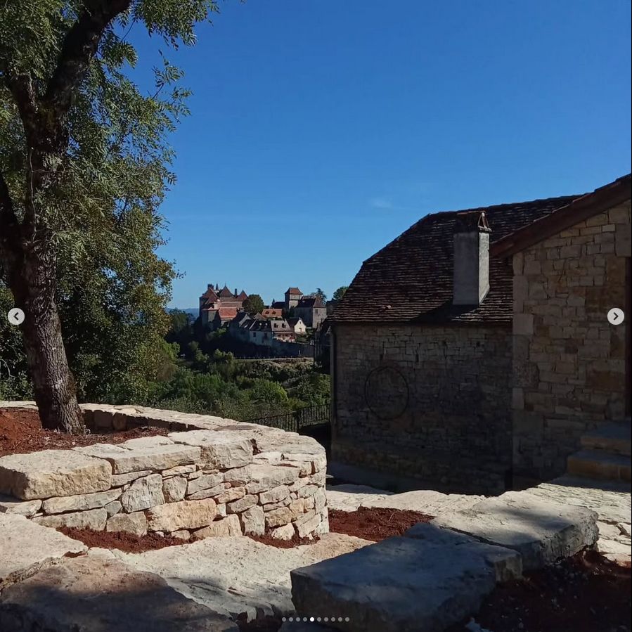 Aménagement de jardin mur terrasse et gradines en calades - CRESSENSAC