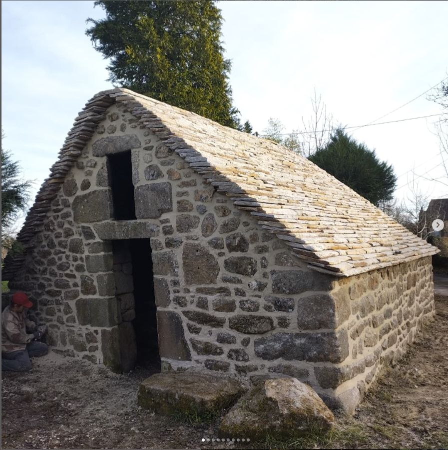 Restauration d'un four à pain Saint-Martin la Méanne (19)